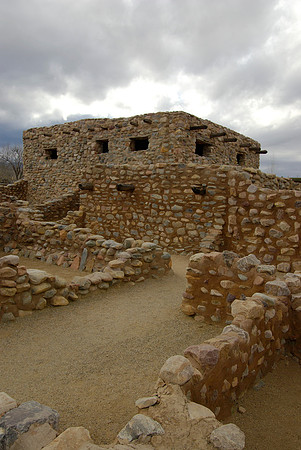 Besh-Ba-Gowah Salado indian ruins.
