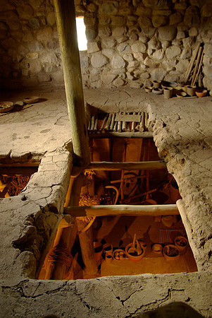 Besh-Ba-Gowah Salado indian ruins.