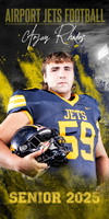 Airport Football 2025 Senior Banners
