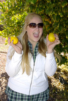 Heather and her lemons!